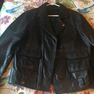 Men’s ASOS leather jacket
